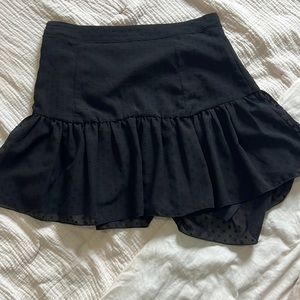 black skirt